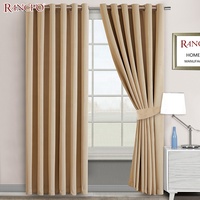 Cortinas opacas, cortinas confeccionadas con arandela, gran oferta, cortinas de ventana de dormitorio de oscurecimiento de alta calidad