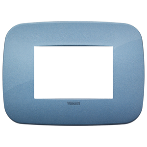 Vimar Wall <b>Switch</b> Plate Blue 12.2x9cm Rounded Design - Product Image 1