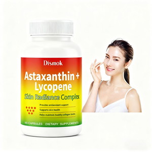 Capsules de beauté autobronzantes à base de lycopène naturel sans sucre, à base d'astaxanthine, antioxydantes, avec logo personnalisé Dismok, vente en gros - Product Image 1