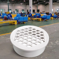 Tuyau de drainage haute pression en PVC, siphon de sol 50 75 110, raccord coudé rond enfichable, accessoires