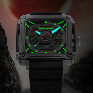 <span class=keywords><strong>Montre</strong></span> automatique à mouvement mécanique 41 mm, luxe, acier inoxydable, bracelet en caoutchouc, lumineuse, <span class=keywords><strong>calibre</strong></span> classique, décontractée, pour homme d'affaires - Product Image 5