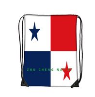 Sac de sport à cordon léger en polyester avec drapeau de la Jamaïque, sac de sport portable pour le voyage, le camping et l'usage quotidien