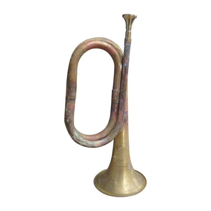 Professional Style Cavalry Trumpet for School Beginners Classic Brass Bugle with Copper Surface Tone BB