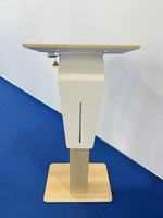 Pupitre réglable, Plateforme de présentation, Podium de classe, Table de présentation moderne et minimaliste, Support pour formations et réunions
