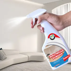 Spray removedor de moho para prevenir manchas de moho de pared bacteriana, líquido de limpieza para el hogar húmedo, 500ml