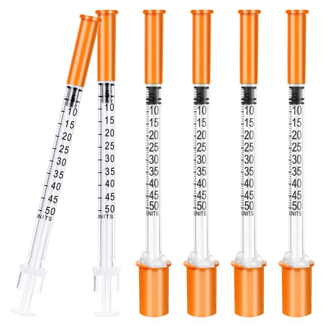Insulin Syringe 0.5ml 30G 6mm OEM Custom Individually Wrapped Factory Supply