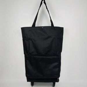 Sac de courses pliable en tissu Oxford 600D en gros, chariot de courses pliable en microfibre, sac de courses pour la maison - Product Image 6