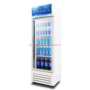 Congelador vertical comercial de 1 puerta para exhibición de bebidas en supermercados y restaurantes - Product Image 3