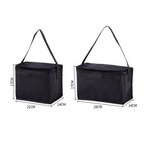 Custom Aluminum Foil Insulated Bag Portable Fresh Keeper Lunch Handbag Picnic Beer Cola 210D Lunch Cooler Tote Bags - Product Image 2