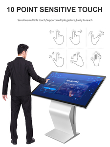 Kiosk 32 43 49 55 65 Inch Exhibition Interactive Display Touch Screen Self Service Sk-32k Touch Screen Self-service Terminal - Product Image 2
