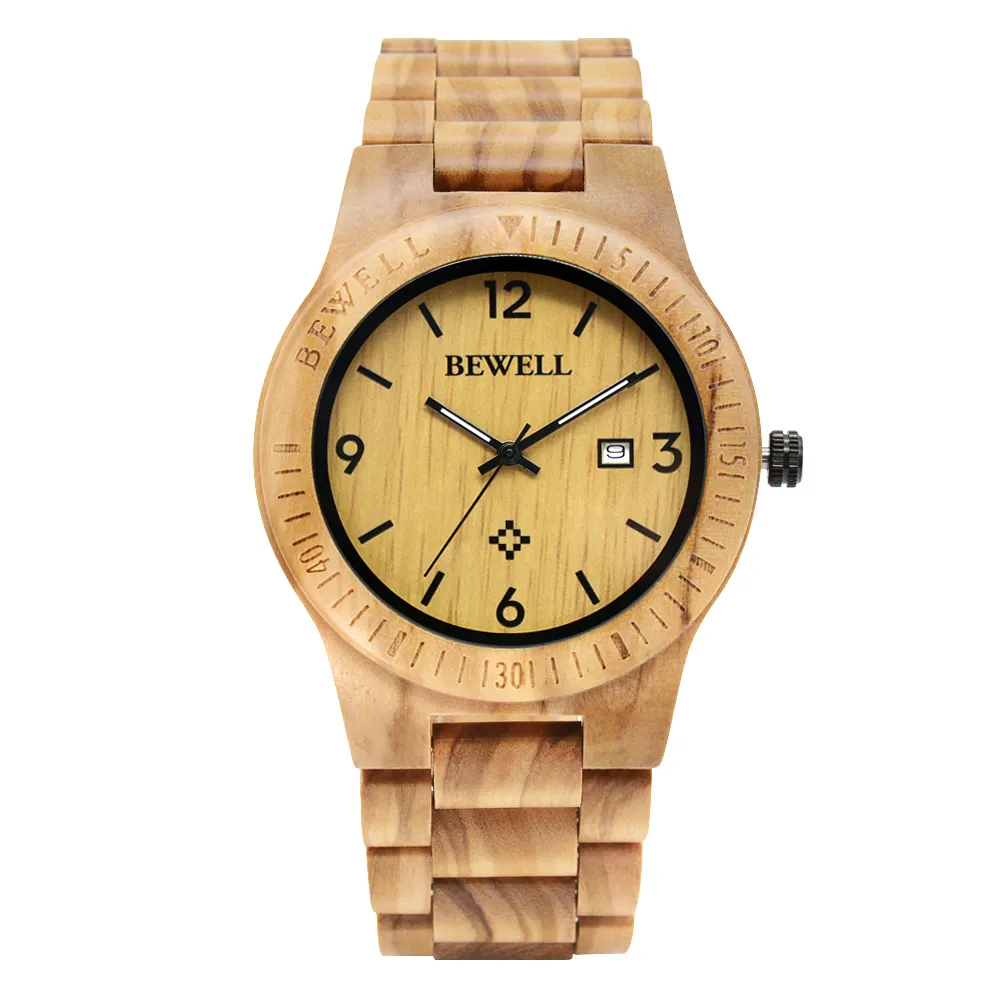 2022 nuovi orologi da incisione in legno naturale orologi da uomo in legno tedesco