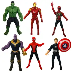 Figuras דה Pvc פעולה צעצוע את פלאש Superhero אוסף של צעצועי ילדים ספיידרמן batmans פלאים פעולה דמויות