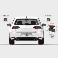 Détecteur radar BSD à ondes millimétriques Cisbo 77 GHz, système d'assistance au changement de voie, capteur étanche pour montage universel sur voiture