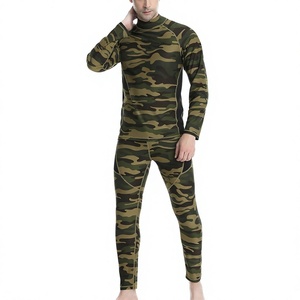 Camouflage <b>Men</b> Long Johns <b>Thermal</b> Knitted Underwear Set Long Sleeve and Pants for Autumn Winter - Product Image 3