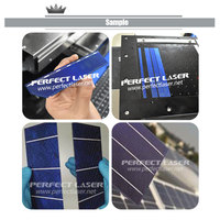 Máquina de Grabado Láser de Fibra de Alta Velocidad para Obleas de Silicio de Celdas Solares, para Línea de Producción de Paneles Fotovoltaicos, 20W 50W