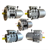 Moteur asynchrone à frein professionnel de qualité supérieure, 380V, boîtier en aluminium, 1400 tr/min, efficacité IE3, IP54, triphasé, 4 pôles