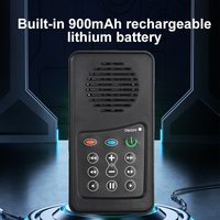 XPOD V-261 Haut-parleur solaire personnalisable avec USB Type-C, batterie 900 mAh (20 heures d'autonomie), lecteur MP3 avec bouton Braille, physique