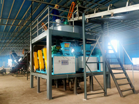 Machine de fabrication de granulés d'engrais en poudre sèche de chlorure de potassium et de sulfate d'ammonium