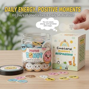 60 Tarjetas de Notas Inspiradoras y Encantadoras, Mensajes que Mejoran el Estado de Ánimo en un Frasco, Regalo Ideal para Amantes, Amigos y Colegas - Product Image 2