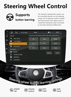 Système de navigation automobile 9 pouces 10 pouces Lecteur multimédia MP5 sans fil Carplay Android Auto Écran tactile IPS Radio Wifi