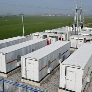 Kustom 1MWh 5MWh 10MWh 20ft 40ft baterai Lithium-ion 300kw 500kwh kabinet sistem penyimpanan energi surya Container ESS