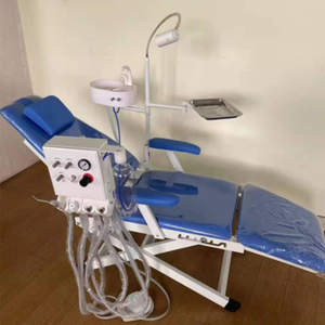 Unidad Dental Portátil Plegable, Mesa de Trabajo Dental Móvil con Luz LED, Escupidera y Sistema de Turbina Dental - Product Image 6