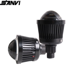 Car Led Headlight Universal 25W K3 2.5 Inch High Beam Projector Lens with Blue/red Demon Eyes Waterproof High Bright LED <b>Lights</b> - Product Image 1