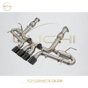 Выхлопная труба OUCHI Vetronic из нержавеющей стали для Chevrolet Corvette C8 Z06 Catback выхлопная труба с клапаном - Product Image 2