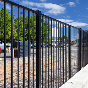 Nhà khu dân cư vườn biệt thự thương mại chống gỉ 6x8ft picket hàng rào hình ống công nghiệp - Product Image 6