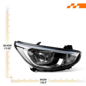 Accessoire de voiture directement de <span class=keywords><strong>l</strong></span>'usine, phare halogène pour <span class=keywords><strong>Hyundai</strong></span> <span class=keywords><strong>Accent</strong></span> 2015 2016 <span class=keywords><strong>2017</strong></span> 2018, kit de feux de jour DRL, ensemble de lampes de conduite, sans ampoule - Product Image 6