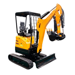 Miniexcavadora compacta con orugas de goma y giro de cola cero para paisajismo - Product Image 6