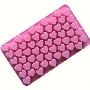 Molde de silicona de 55 cavidades con forma de corazón pequeño para chocolate, dulces, cubitos de hielo, cera para pintar a fuego y cera. - Product Image 4