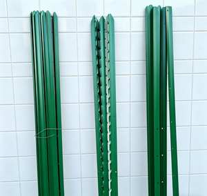 <span class=keywords><strong>Poteau</strong></span> de clôture en forme de Y, en forme d'étoile, avec revêtement vert, en acier galvanisé haute résistance moderne, hauteur de 6 pieds, adapté aux clôtures - Product Image 2