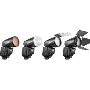 แฟลช Godox V1Pro TTL แบบหัวกลม 76Ws 1/8000 HSS ระบบ 2.4G X ใช้แบตเตอรี่ Li-ion พร้อมแม่เหล็ก สำหรับกล้อง Canon <span class=keywords><strong>Nikon</strong></span> Sony Fuji OM - Product Image 3