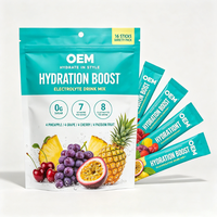 Poudres d'électrolytes en sachets OEM - Suppléments vitaminiques sans sucre - Hydratation et amélioration de l'immunité - Formule personnalisée - Certifié GMP et NSF