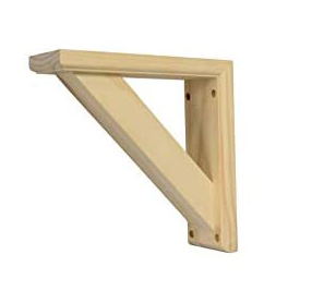 Corbeaux en bois massif de style mid-century, 9 pouces, surface lisse, durables, écologiques, installation facile - Product Image 2