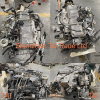 Assemblage complet de moteur diesel 15B 15BT 15BFT d'occasion d'origine pour Toyota Coaster Bus