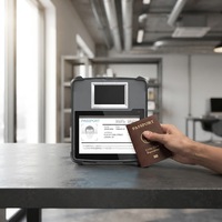 Tablet Pendaftaran Biometrik yang Sesuai MOSIP, Pengambilan Sidik Jari, Wajah, dan Iris, Pembacaan Dokumen untuk Pendaftaran ID Mobile