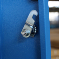 Casier de vestiaire de gym à 9 portes en acier, armoire de rangement métallique pour vêtements