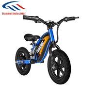 Enfant 12 pouces pneu vélo d'équilibre électrique enfants 24V 100W Scooter électrique avec deux roues