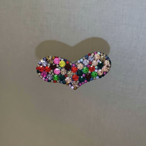 Trending stile coreano cuore di cristallo metallo strass forcine per capelli semplici accessori per lo Styling dei capelli all'ingrosso carino vendita calda - Product Image 2
