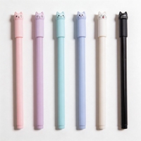 Stylo Gel Queue de Chat Créatif, Stylo Signature Mignon, Papeterie Animale Kawaii pour Étudiants, Fournitures Scolaires et de Bureau en Gros