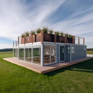 Custom Prefabricated Quickly Assemble Villa Luxury Family Movable Shipping Container Houses NZ