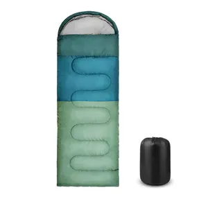 Su geçirmez uyku tulumu tüm sezon kamp yastığı Ultralight sırt çantasıyla kamp seyahat stokta