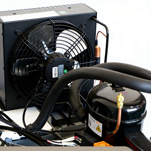 Unité de réfrigération monobloc commerciale, capacité de refroidissement de 799 W, -18 °C ℃   Unité de compresseur à congélation profonde pour chambre froide de présentation - Product Image 3
