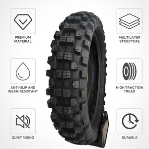 Pneus de moto sur mesure 110/100-18 XY1641P amortisseurs de chocs, pneus MX de précision pour les voyages en zone aride et en milieu désertique - Product Image 2