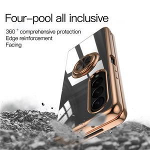Étui de téléphone antichoc électrolytique de luxe 360 pour <span class=keywords><strong>Samsung</strong></span> <span class=keywords><strong>Z</strong></span> <span class=keywords><strong>Fold</strong></span> 7 6 5 4 <span class=keywords><strong>support</strong></span> de <span class=keywords><strong>voiture</strong></span> couverture de charge magnétique sans fil - Product Image 2