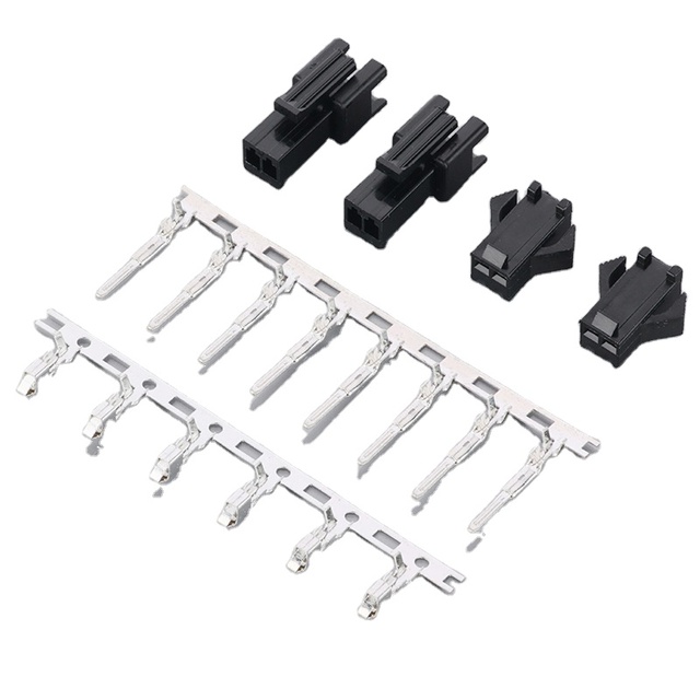 2.5mm Pitch 2/3/4/5/6/7/8/9/10/11/12 Pin JST SM Terminal Housing Electric Wire Connector SMR-02V-B for Electron Cable