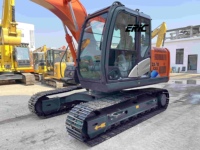 Excavatrice Hitachi ZX130-5A d'occasion, 13 tonnes, moteur 4 cylindres, puissante, contrôle précis de l'huile, robuste et durable, inspection possible
