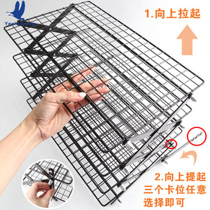 Yexiaoyang Four Layer Folding Metal Cooling Rack For Baking Bread And Cookies Storage - Product Image 3